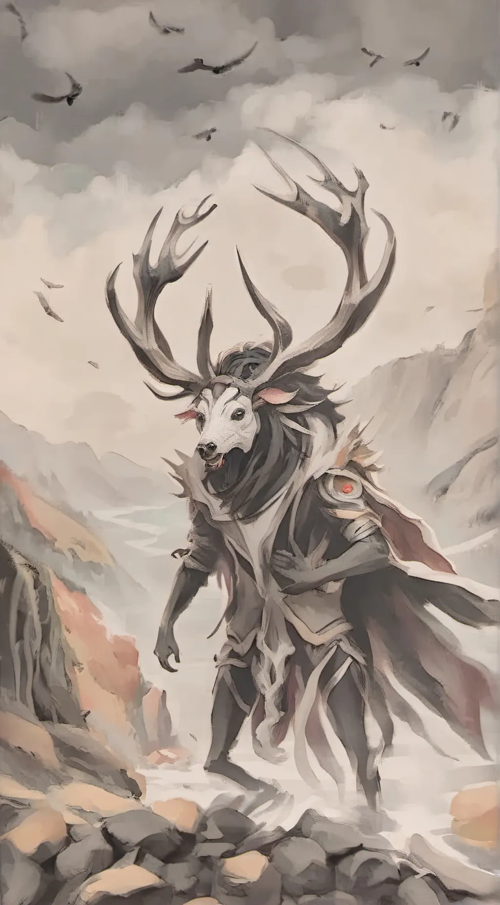 ai character: creature background