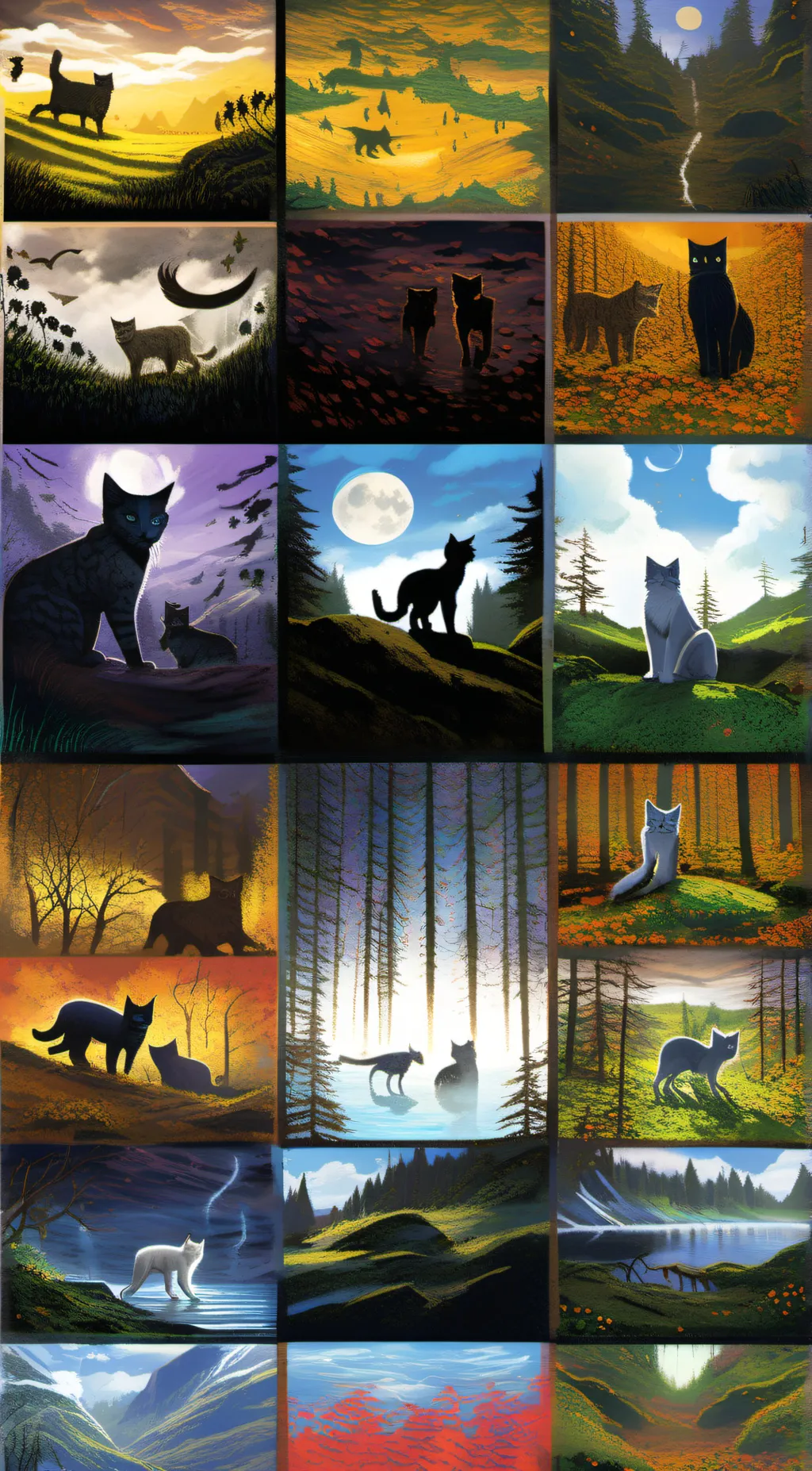 ai character: WarriorCats background