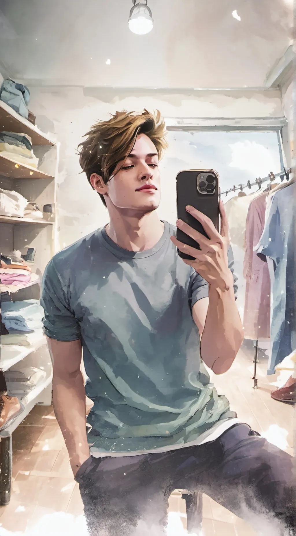 ai character: Nicholas Galitzine background