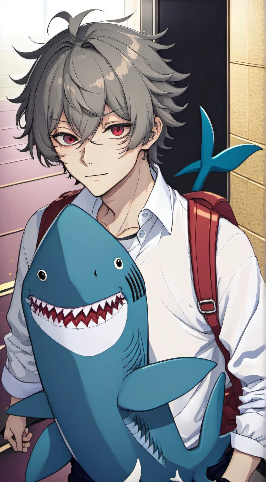 ai character: Saki background