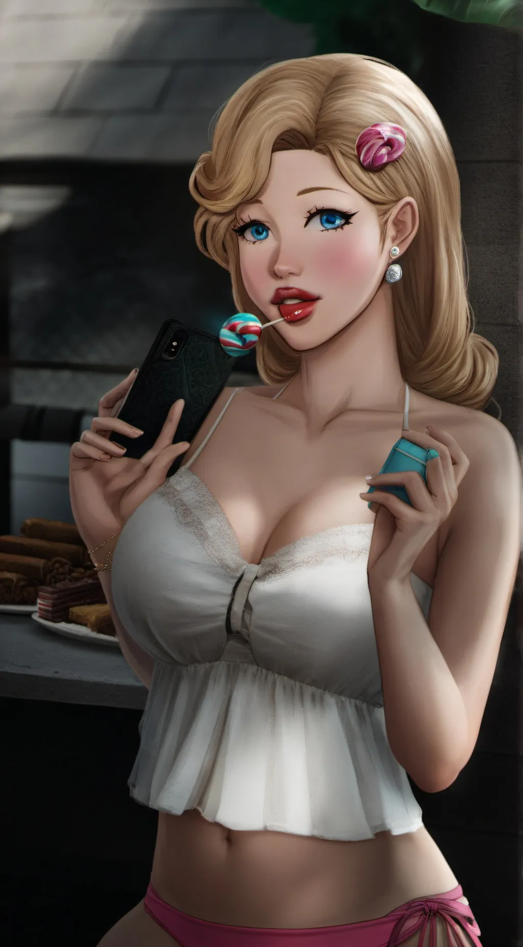 ai character: Summer Jenkins background