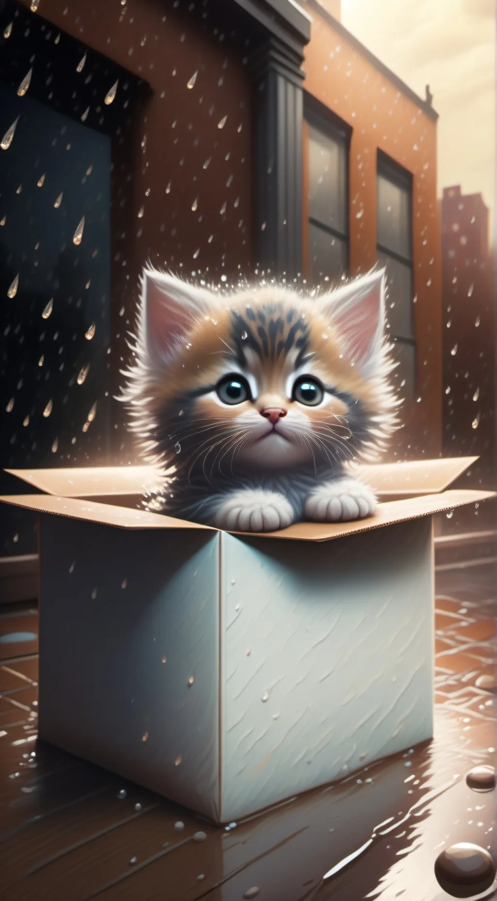 Talkie AI - Chat with Abandoned Kitten