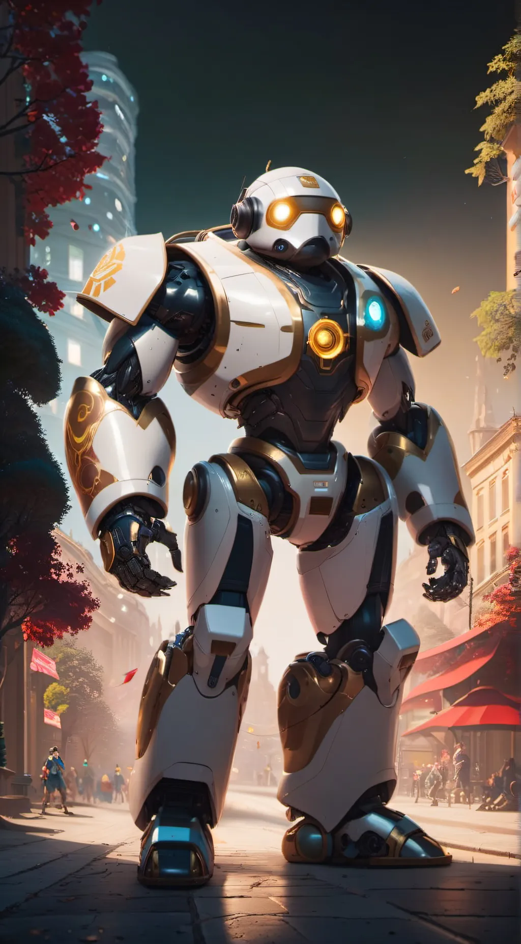 ai character: the future background