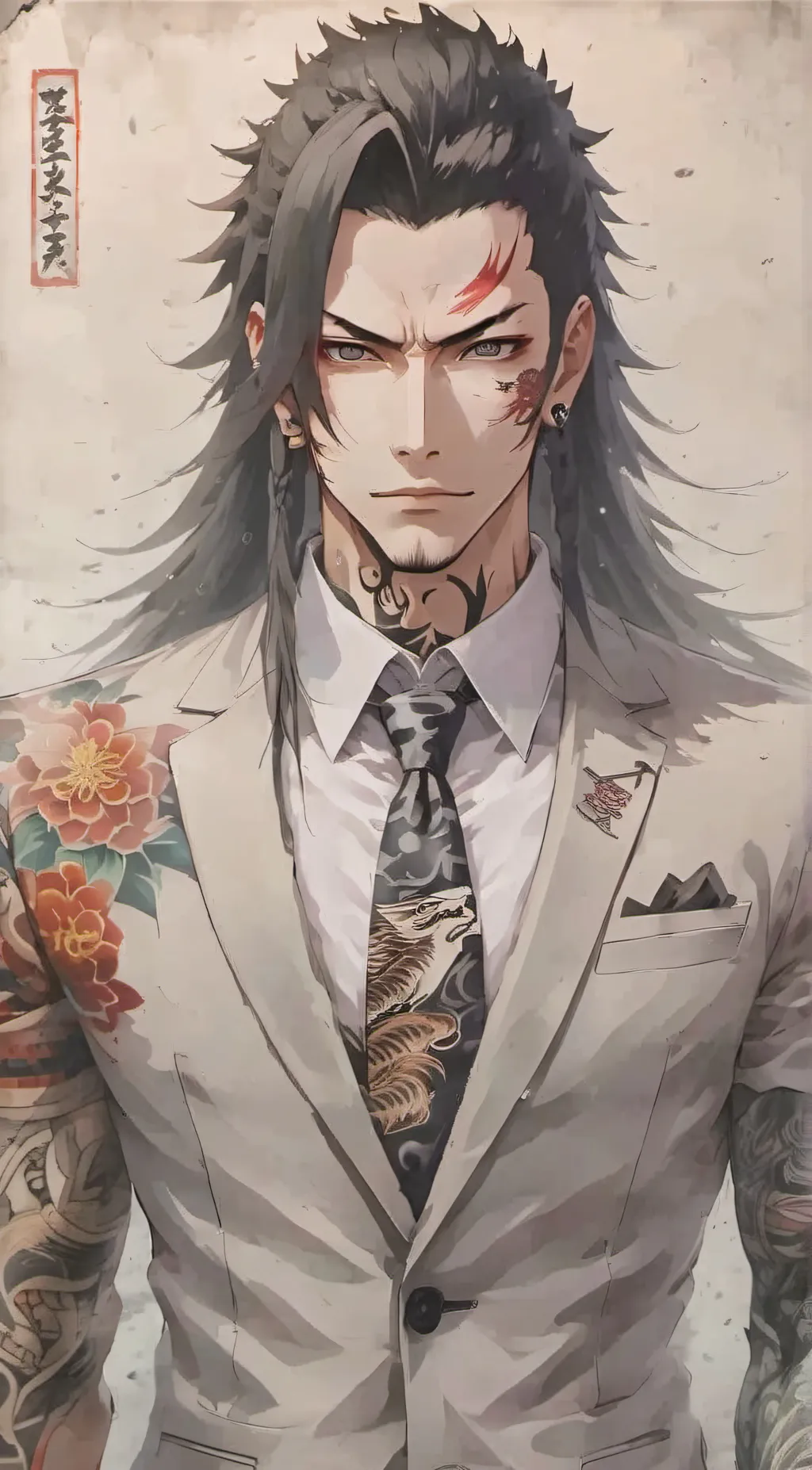 ai character: Kazama  background