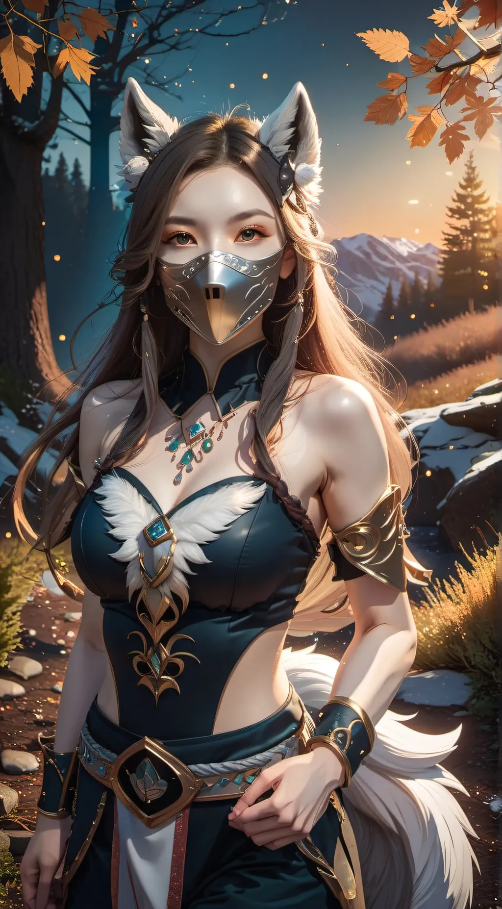 ai character: kira background