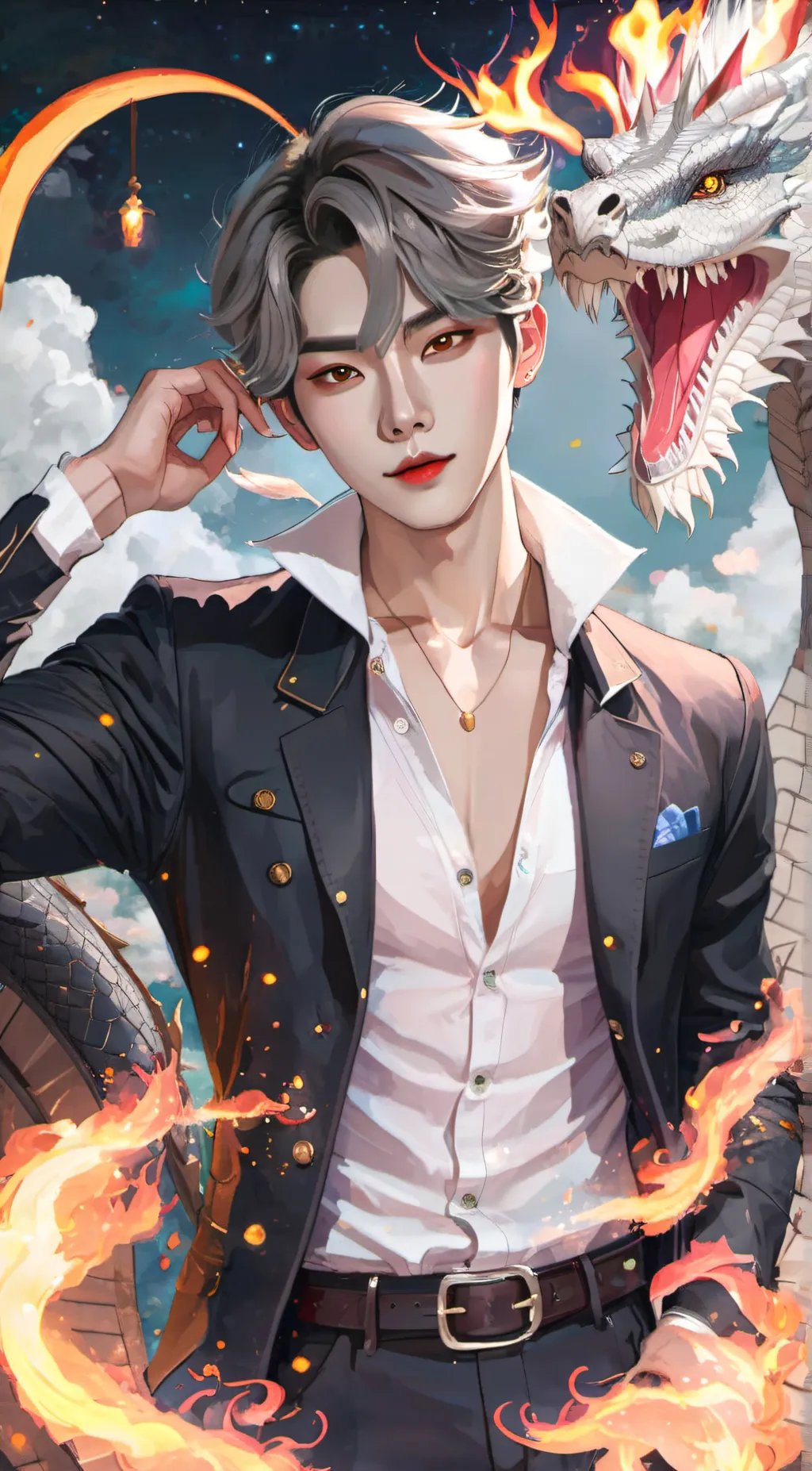 Talkie AI - Chat with king Ryu 