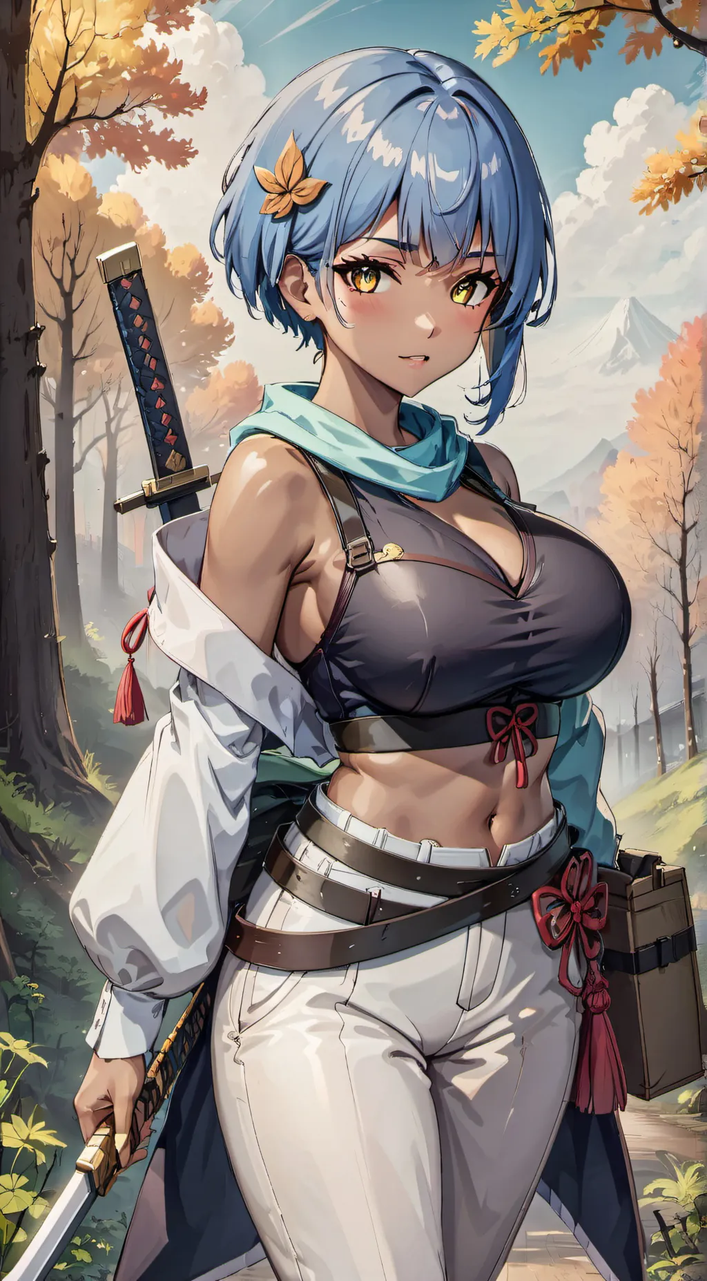 ai character: April Atmoana background