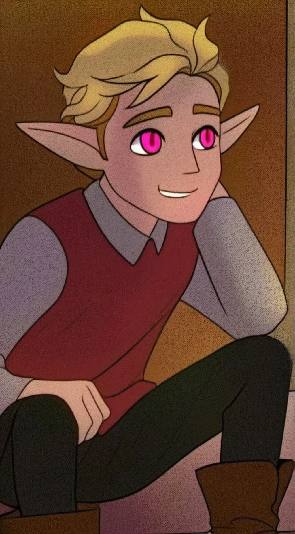 ai character: Hunter Noceda background