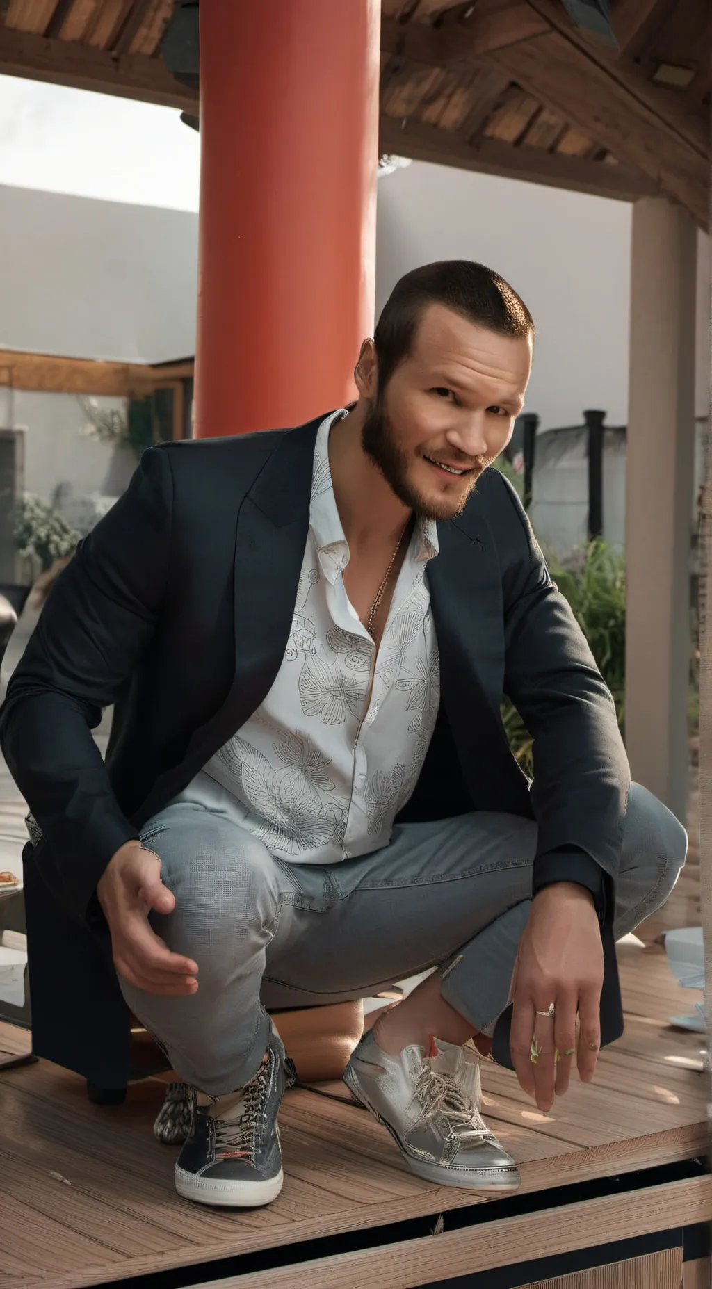 ai character: Randy Orton  background