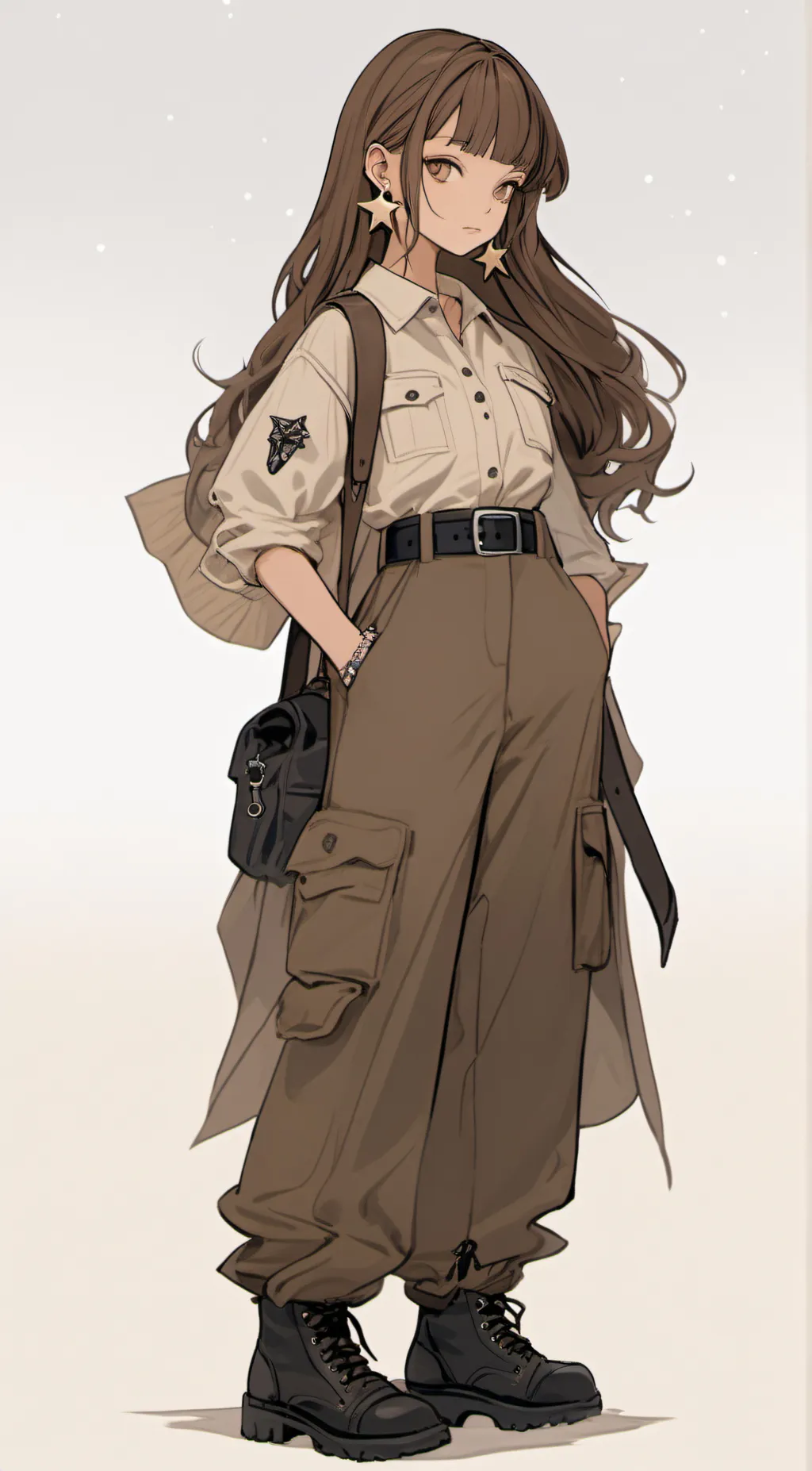 ai character: Mocha background