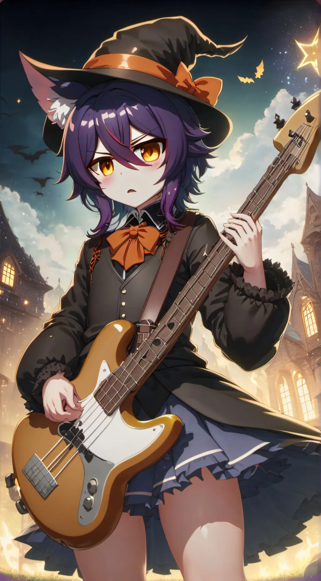 ai character: Luna background