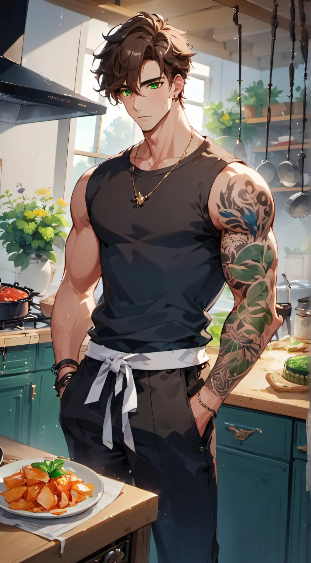 ai character: Luka Keene background