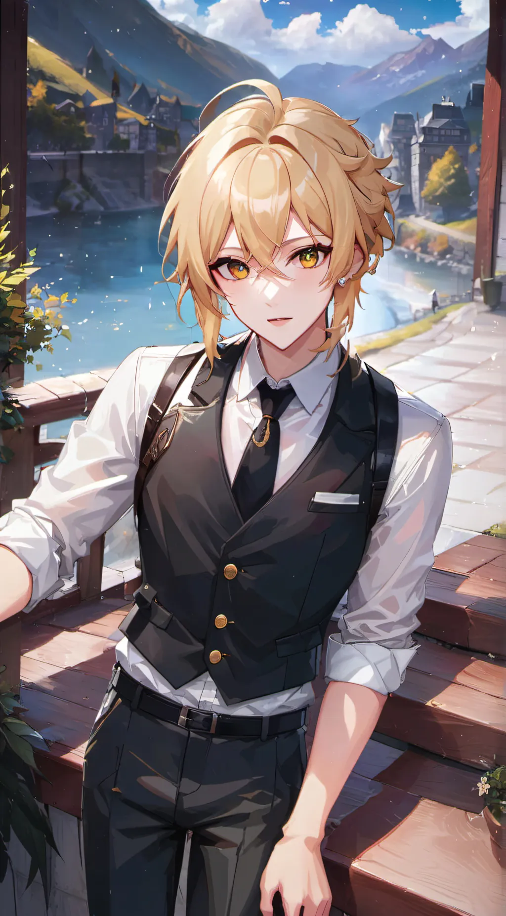 ai character: shilling ford  background