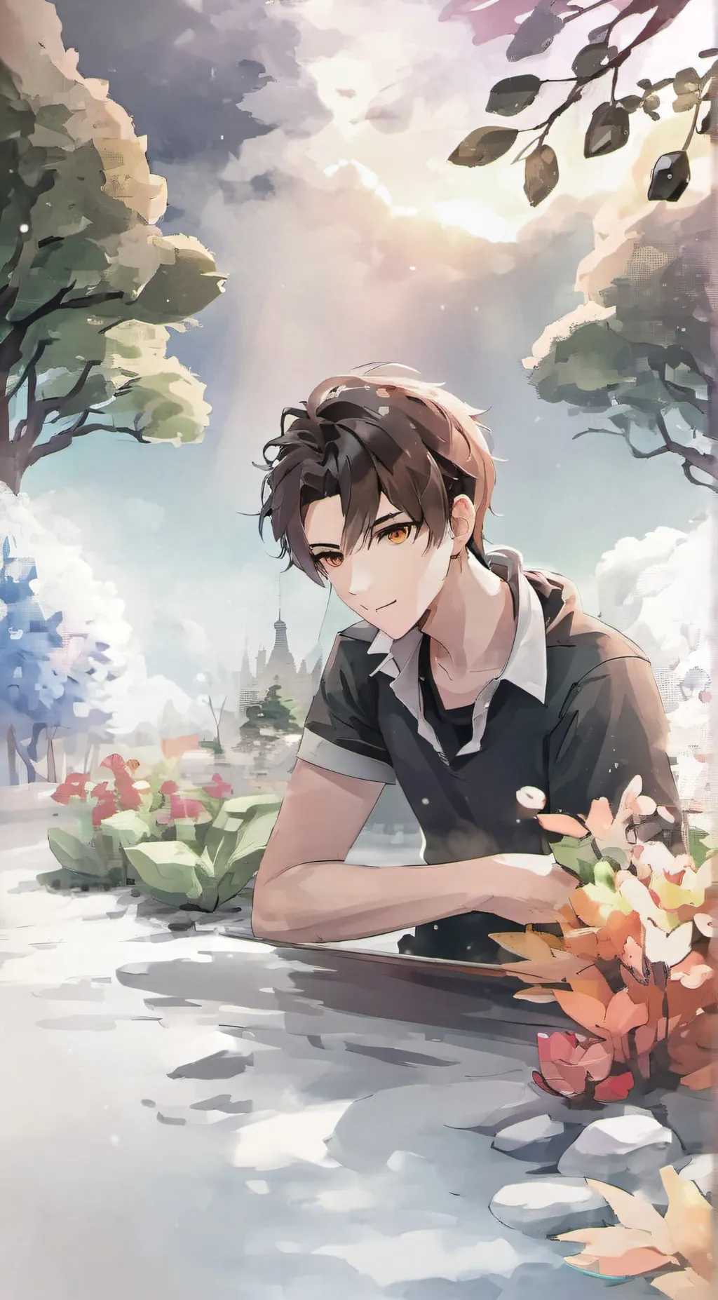 ai character: Adam background