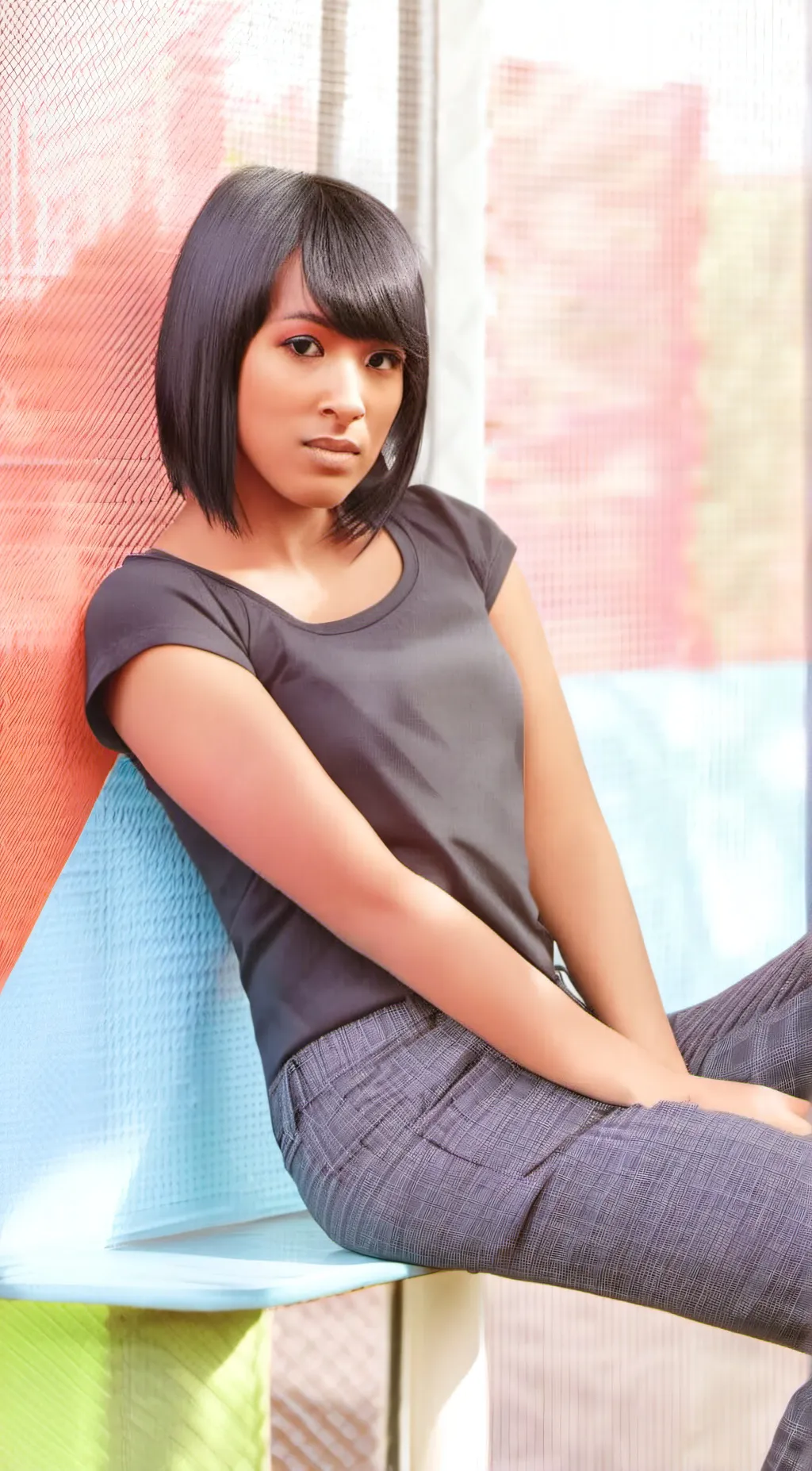 ai character: emo  background