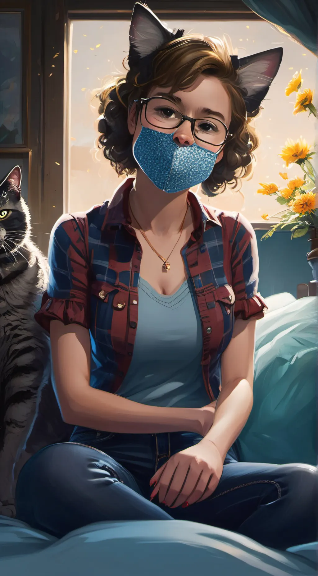 ai character: Katie background