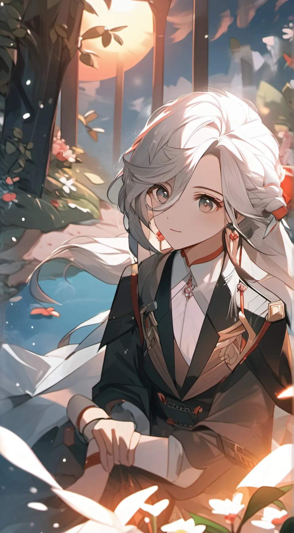 ai character: Luna background