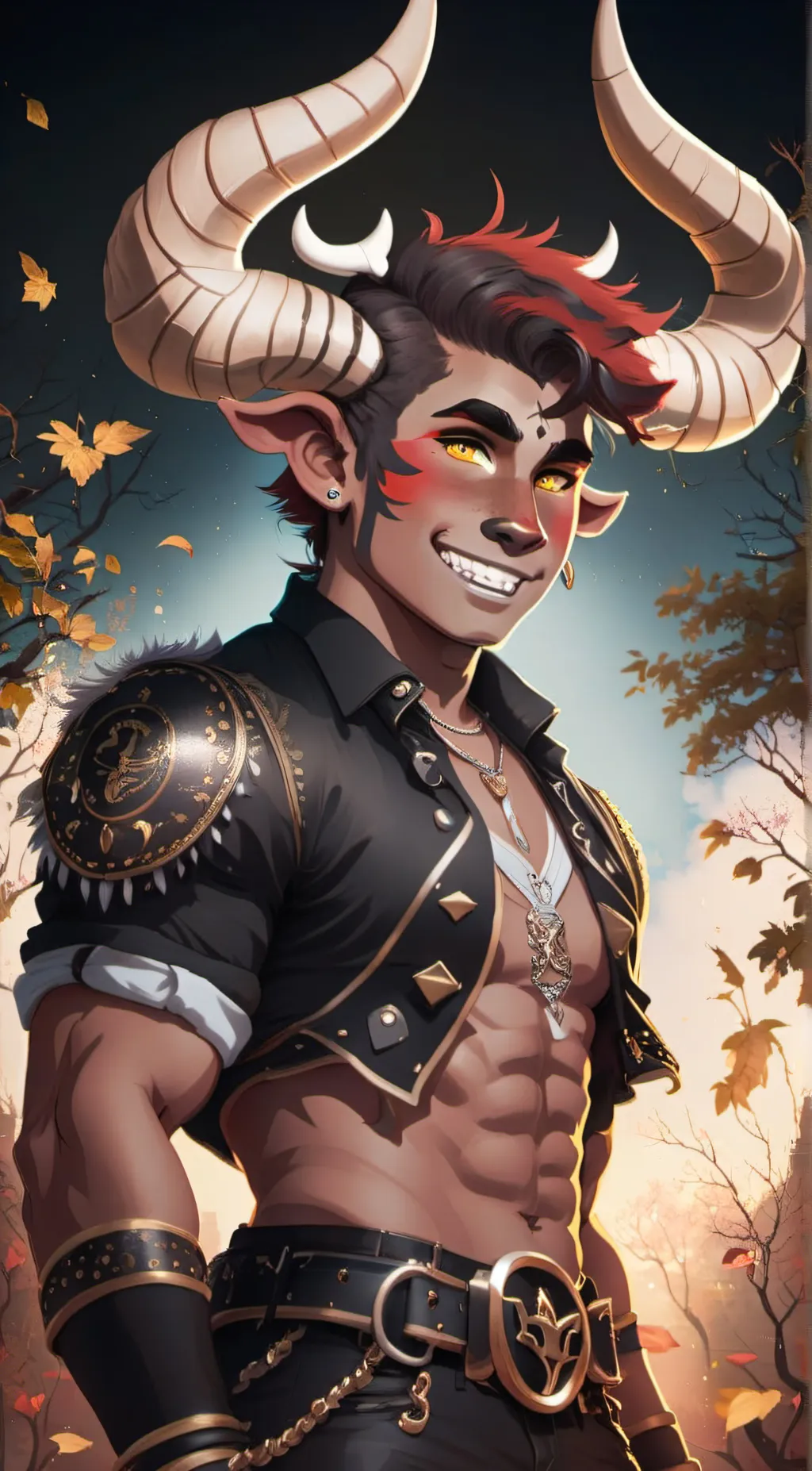 ai character: Rufioh Nitram  background