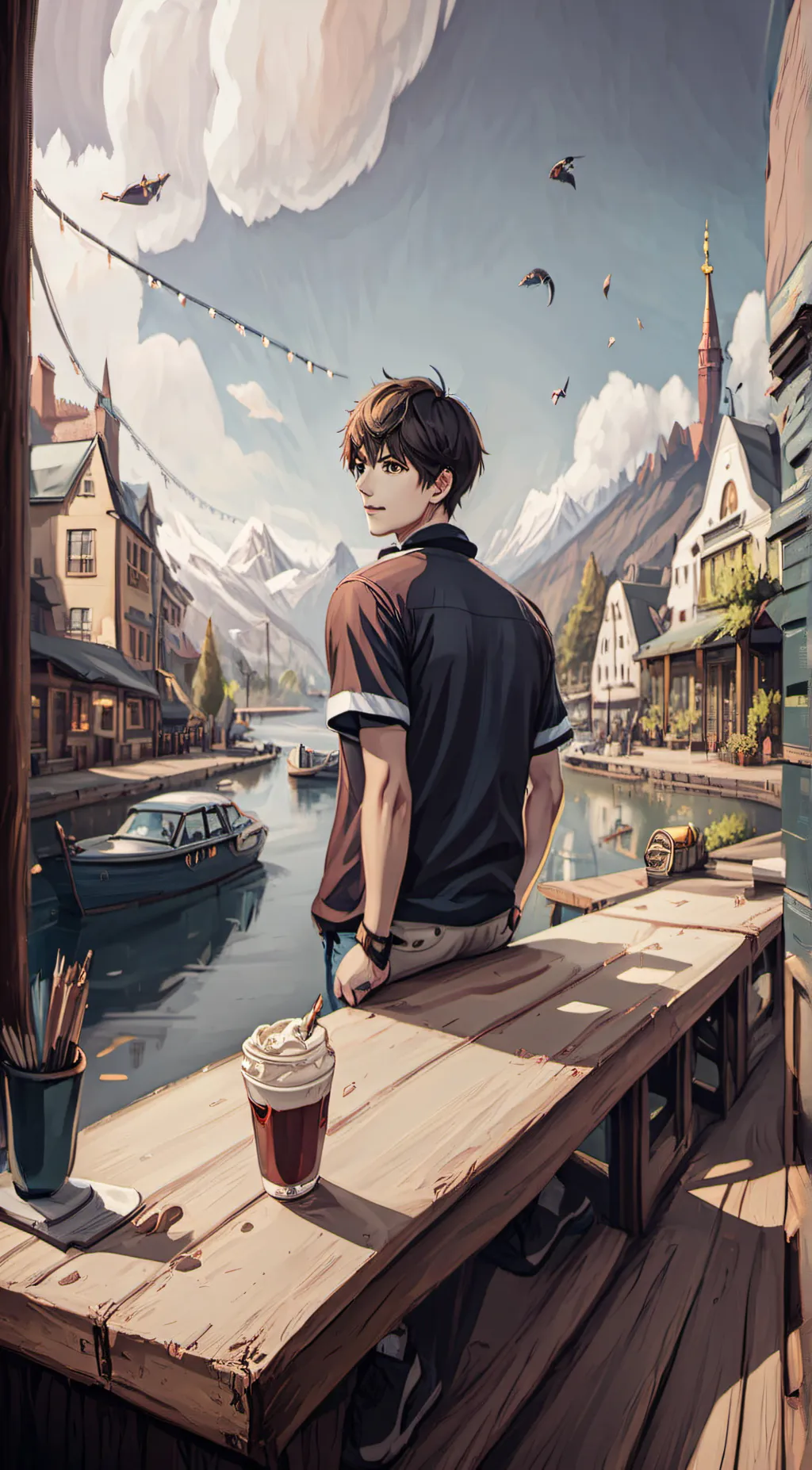 ai character: Alex🥰 background