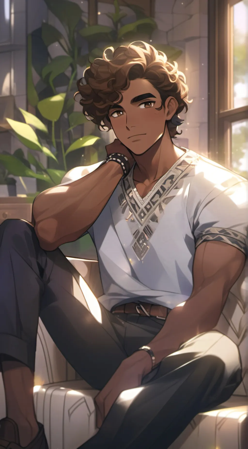 ai character: Damian background