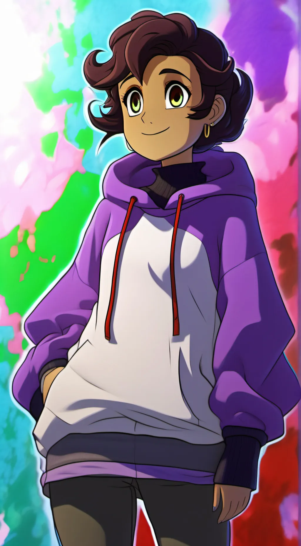 ai character: Luz  background