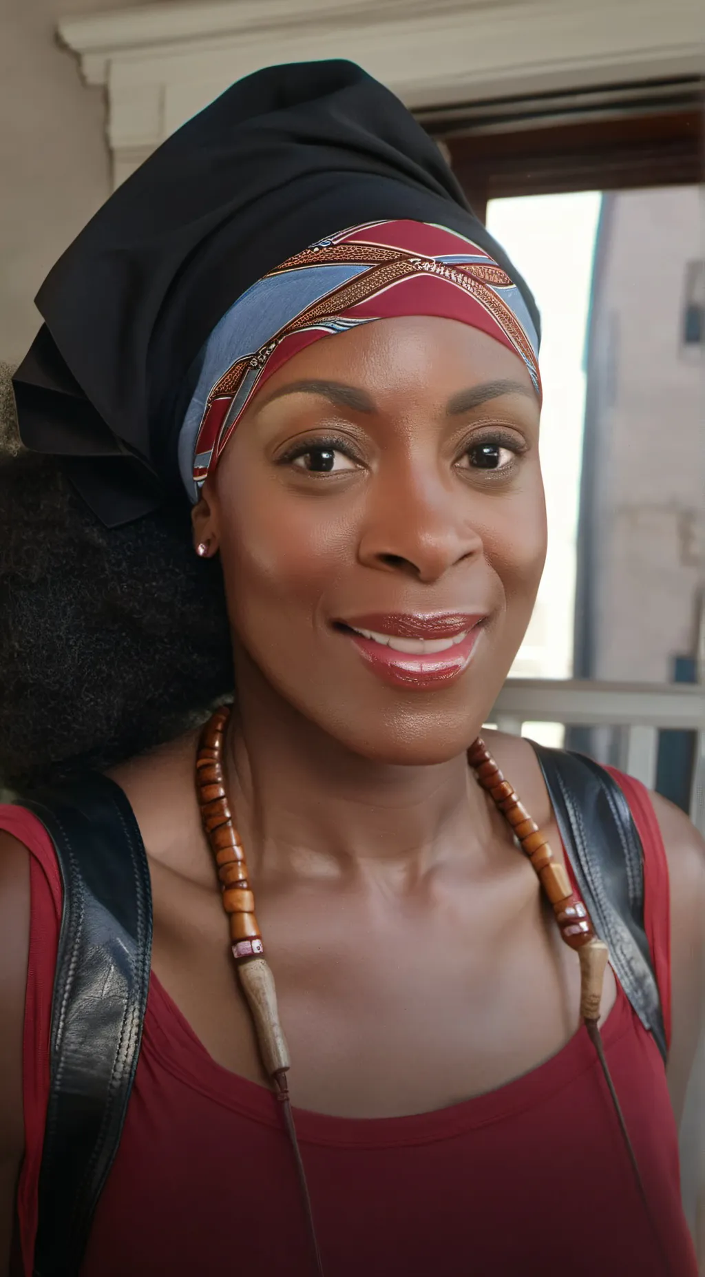 ai character: Jackie Kim Martin  background