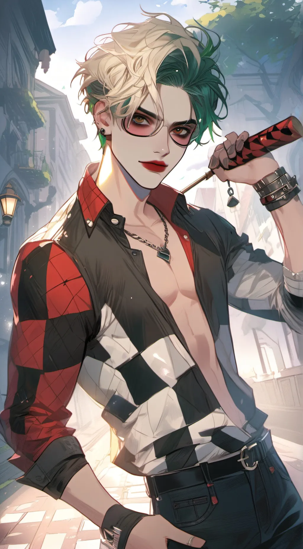 ai character: Ginger  background