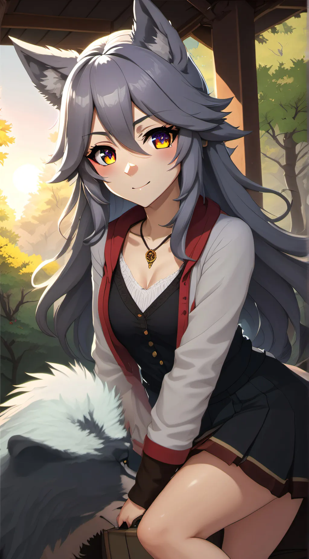 ai character: ganyu background