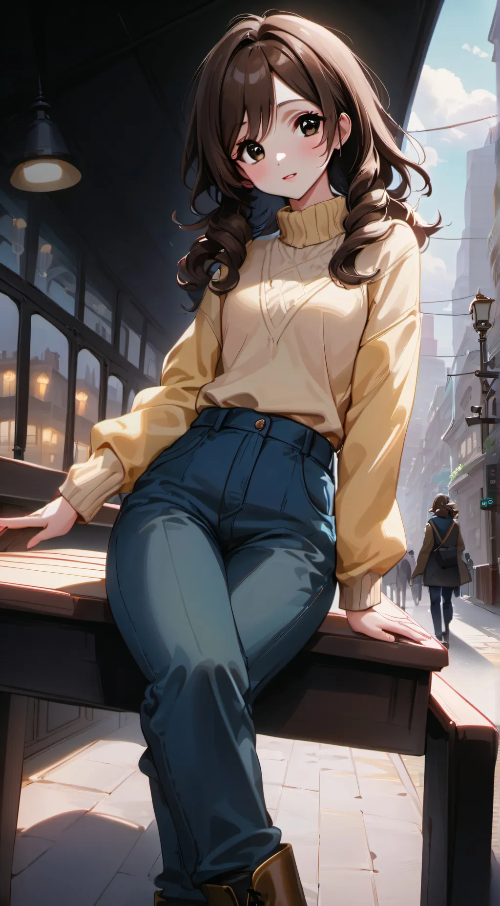 ai character: Honey background