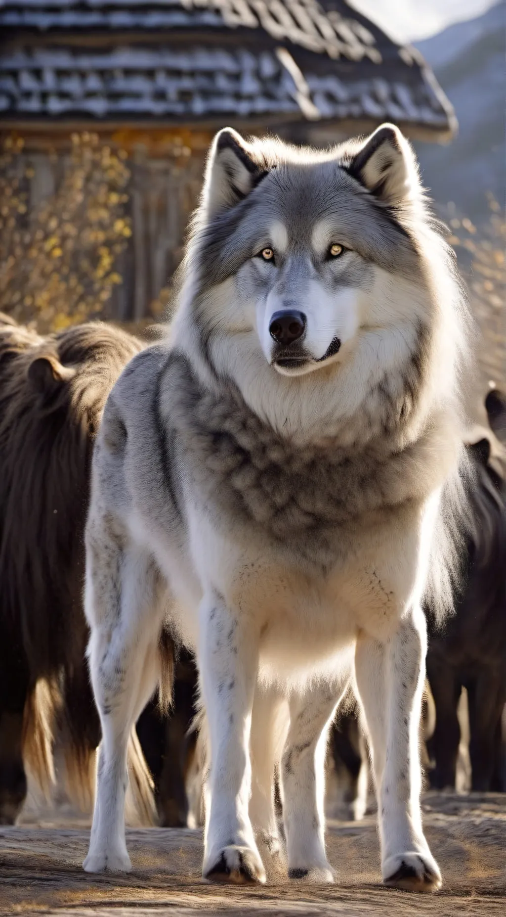 ai character: Moon background