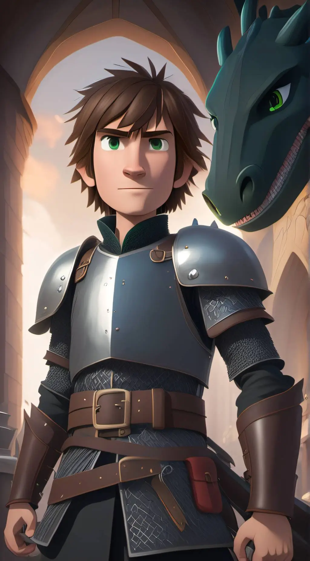ai character: hiccup  background