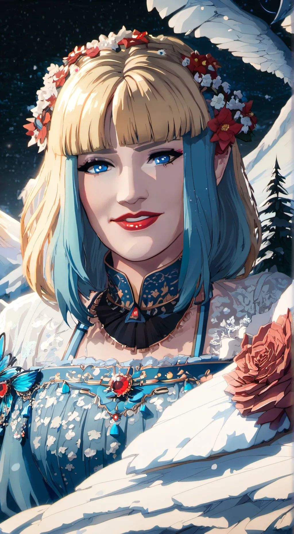 ai character: Myla  background