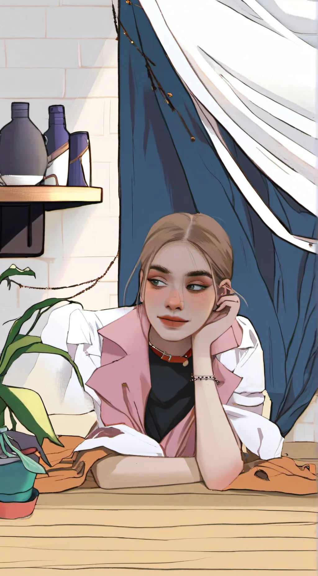 ai character: Robin, Parker background