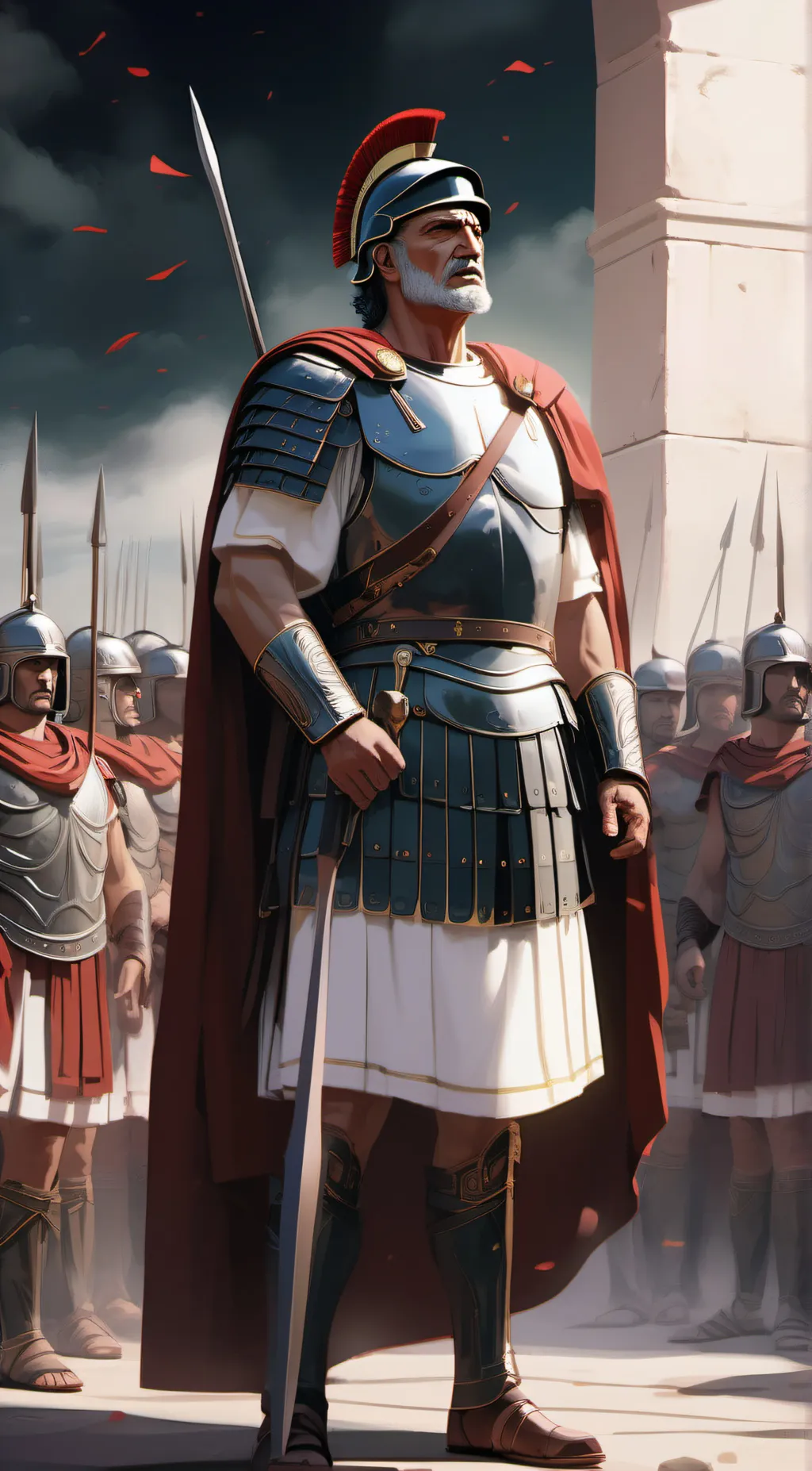 ai character: General Brooks  background