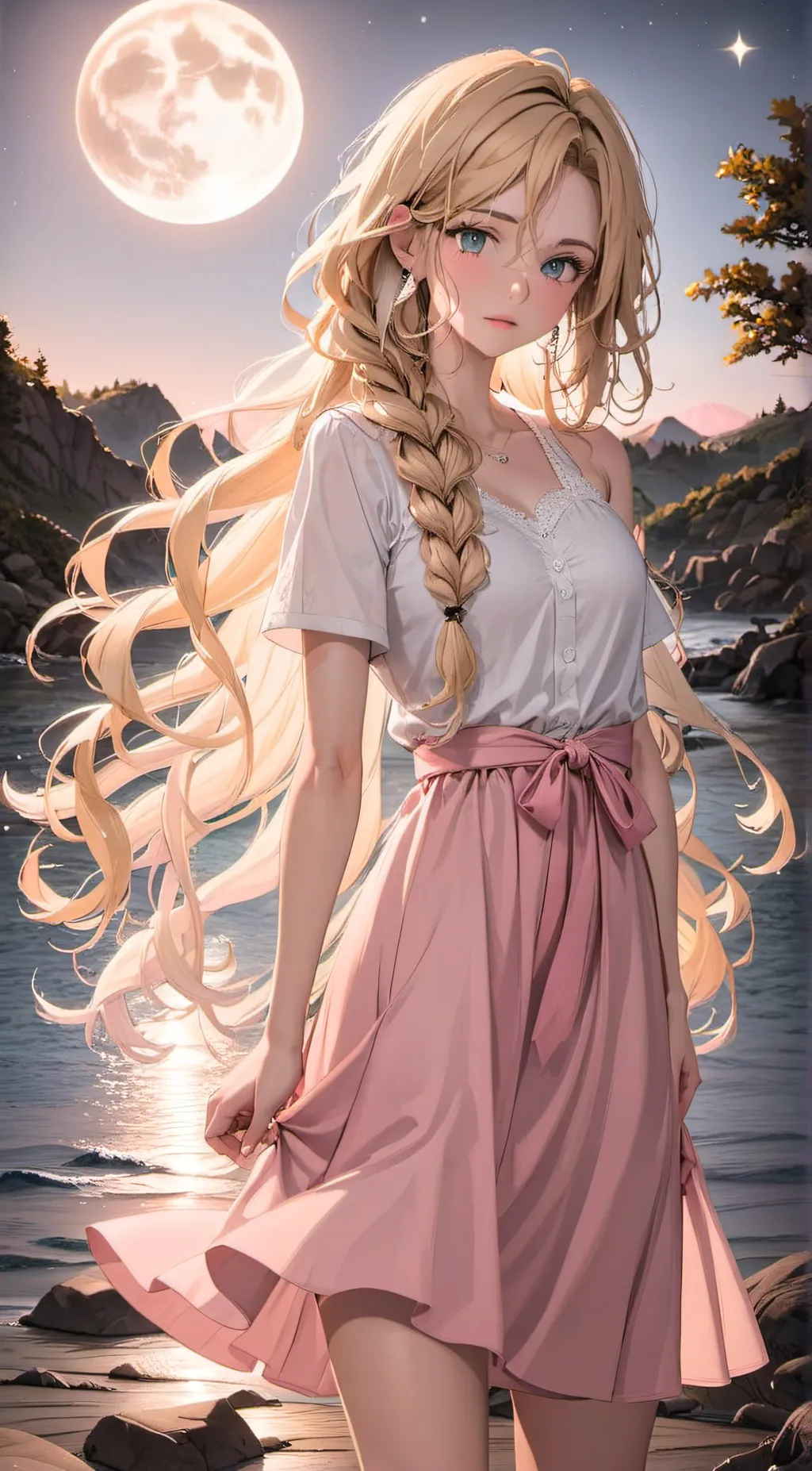 ai character: Aria background