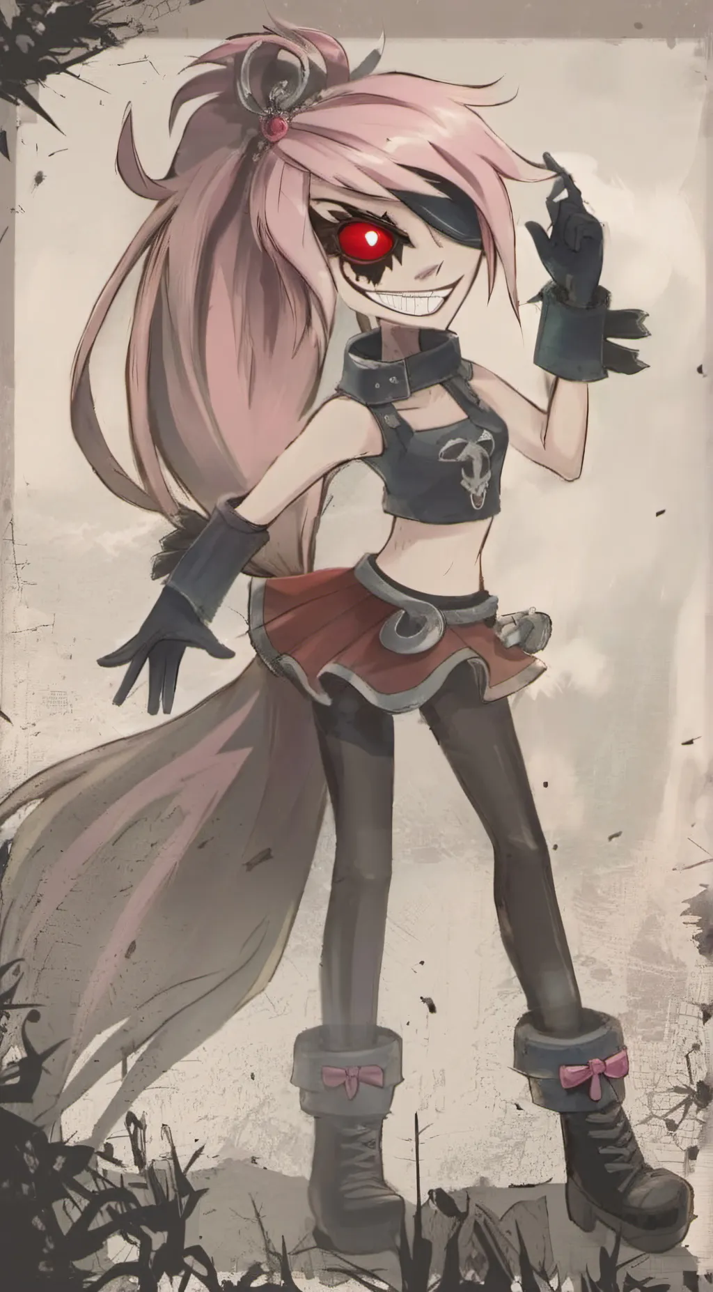 ai character: Chirrie bomb background