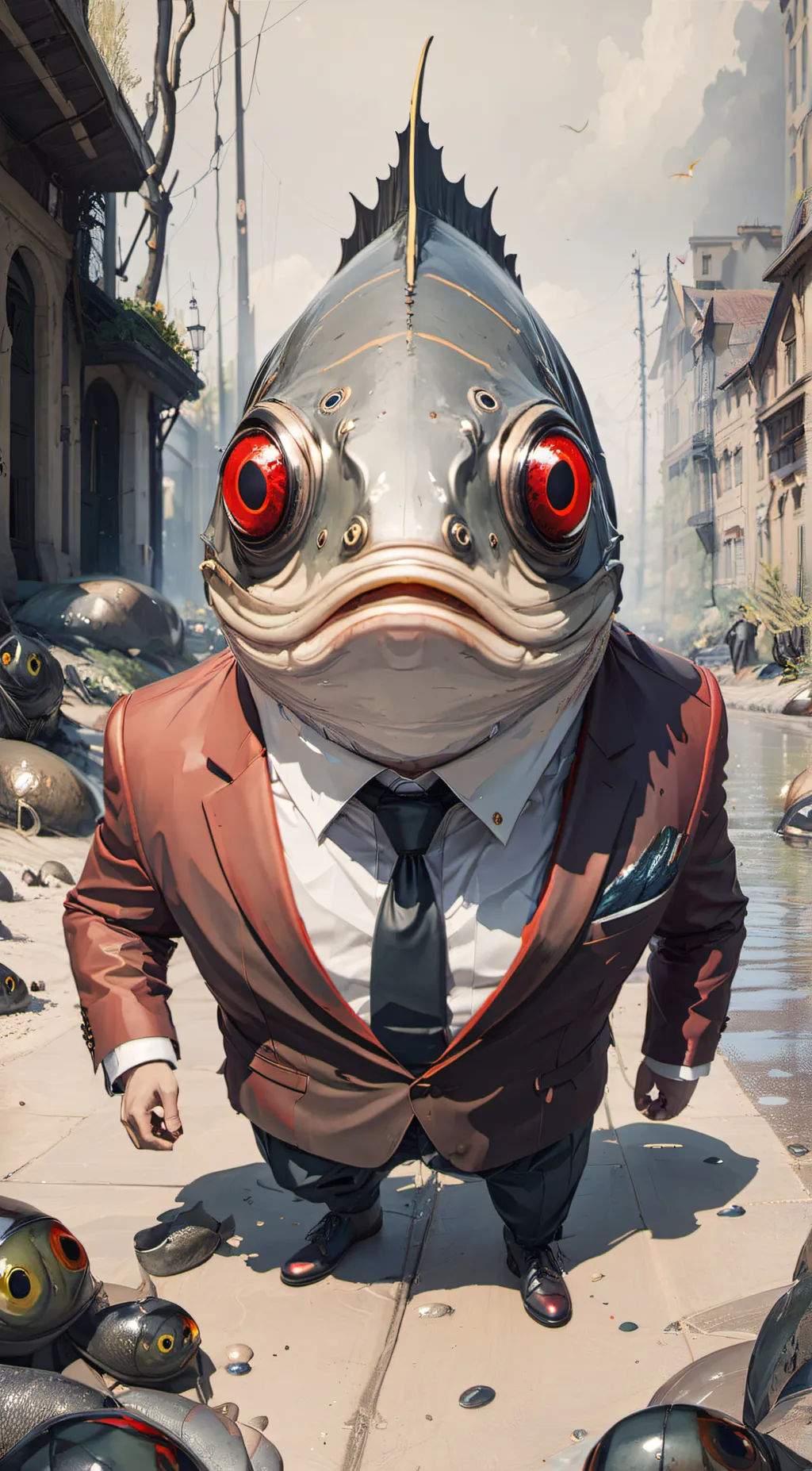 ai character: King McFish background