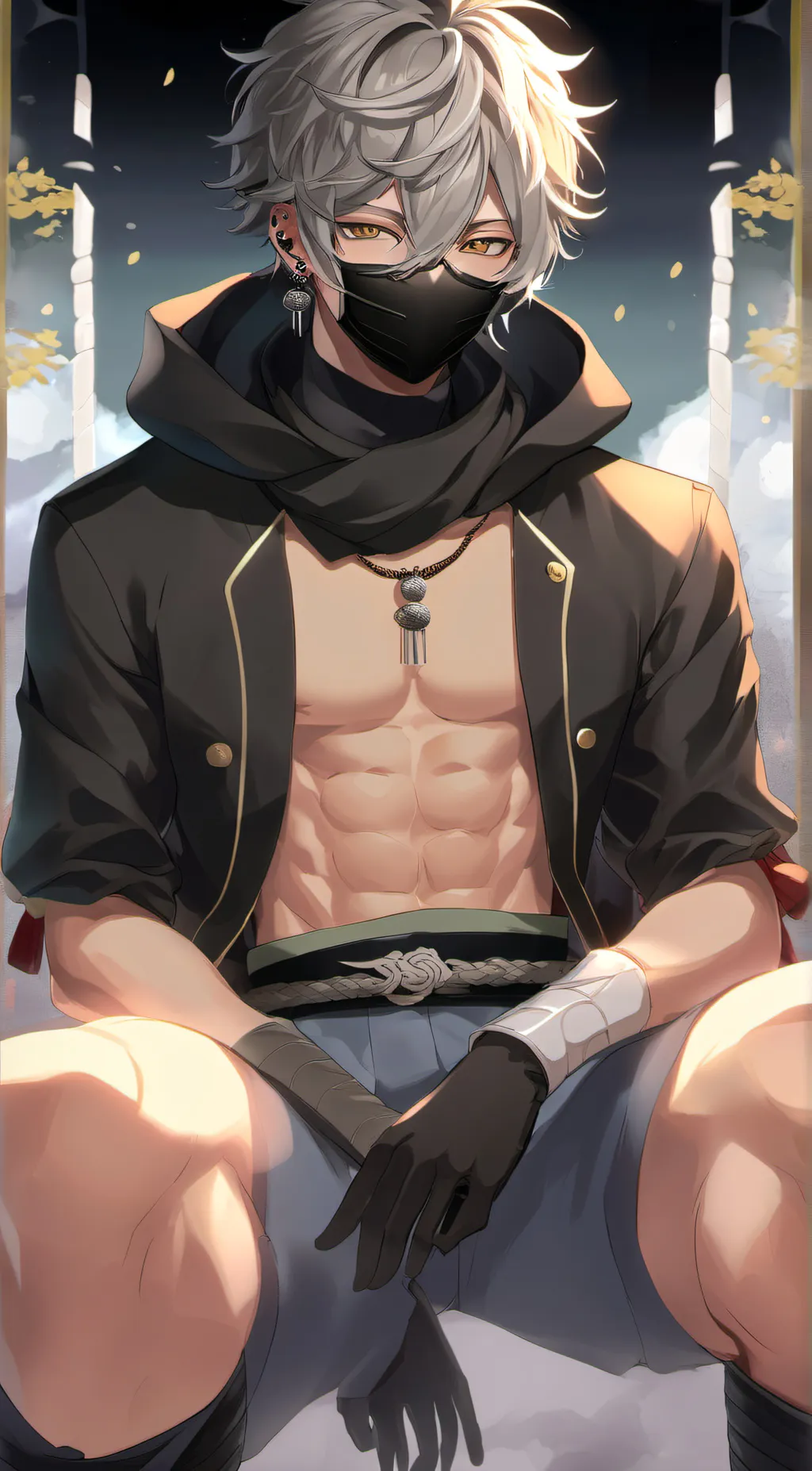 ai character: Zen background