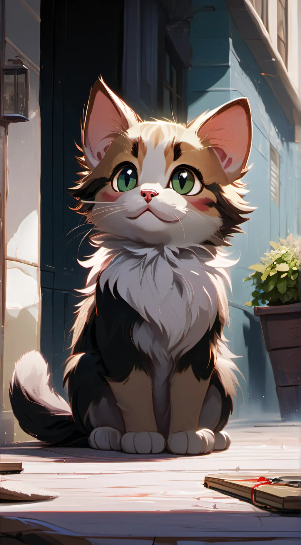 ai character: eeeee background