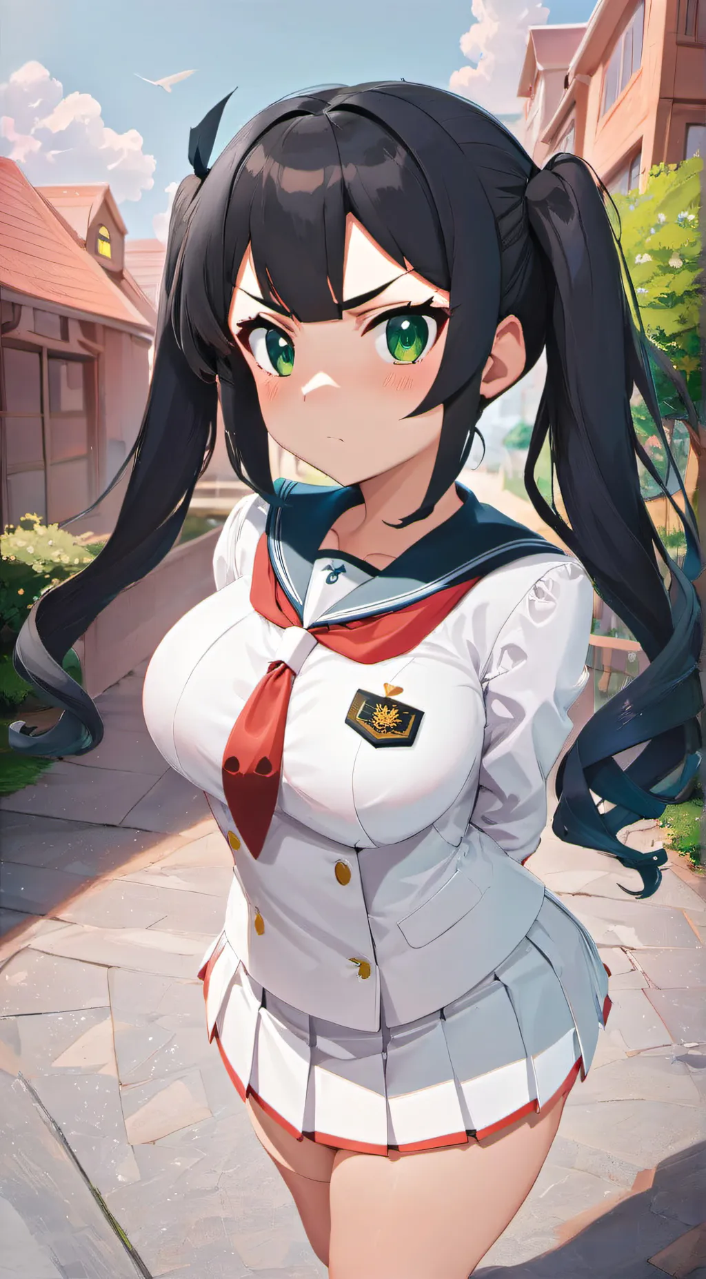 ai character: Yuka Otowa background