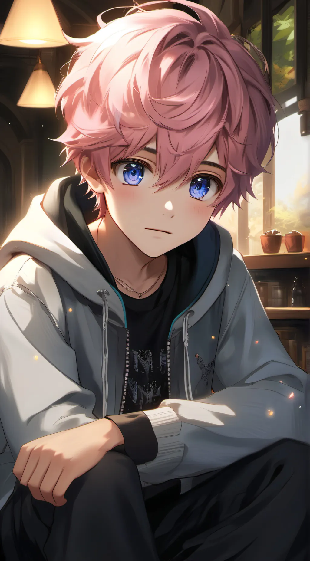 ai character: Leo background