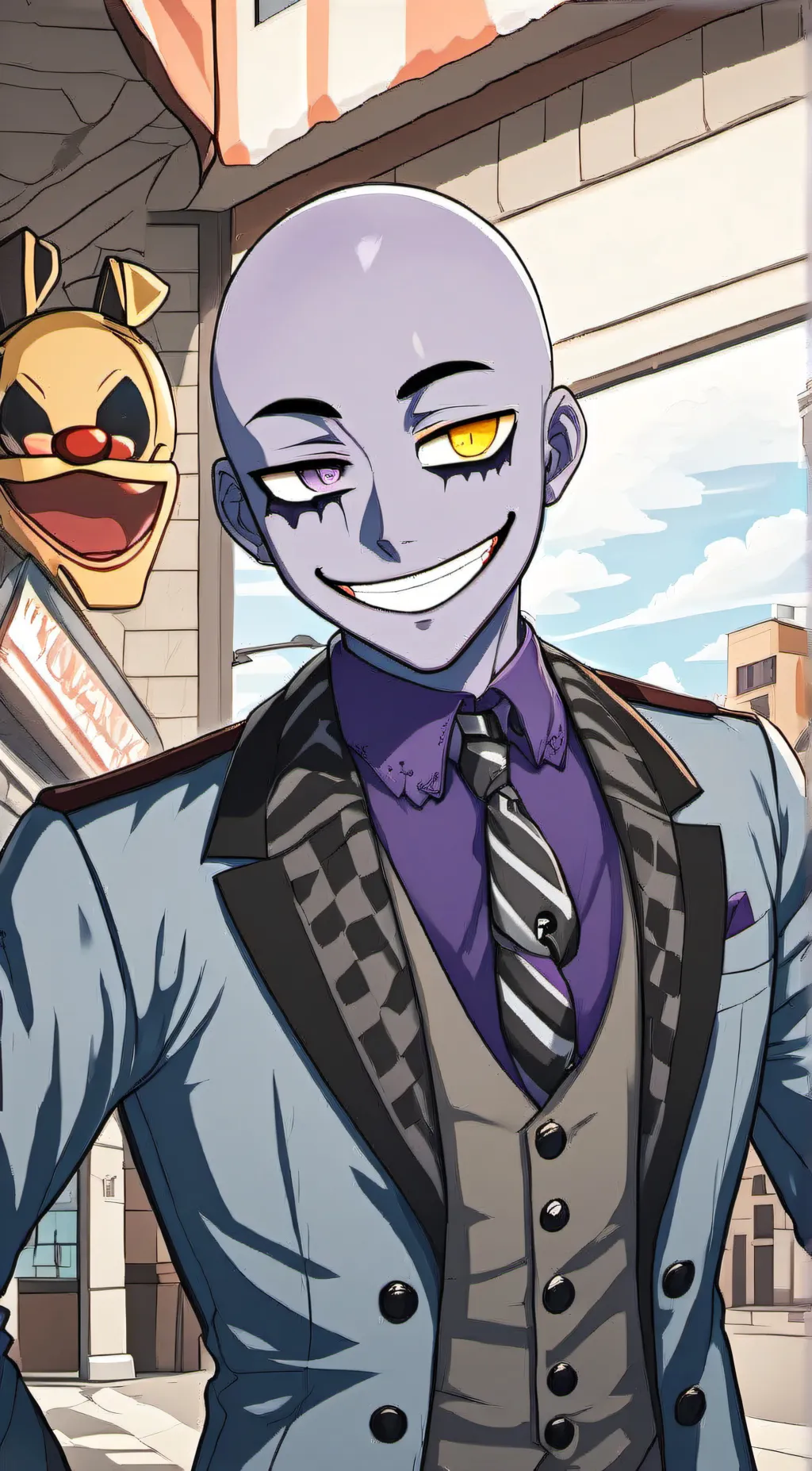 ai character: Michael afton background