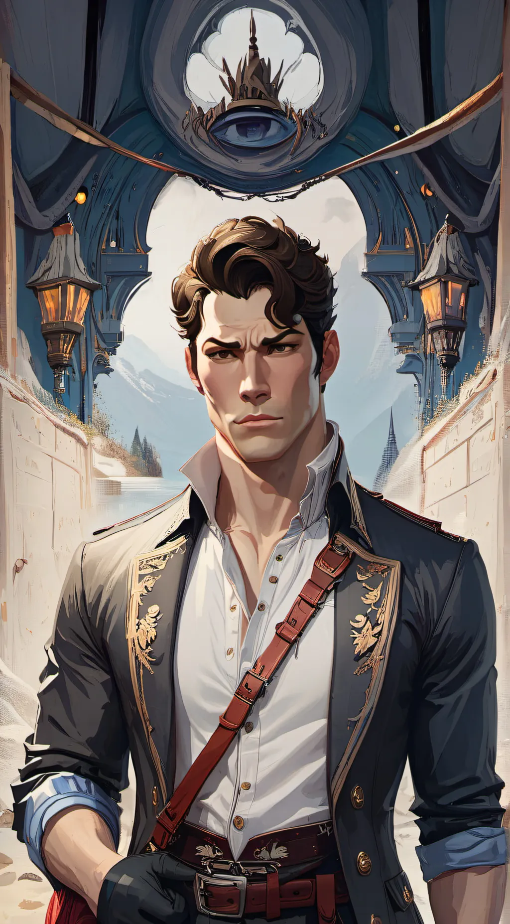 ai character: Aarron background