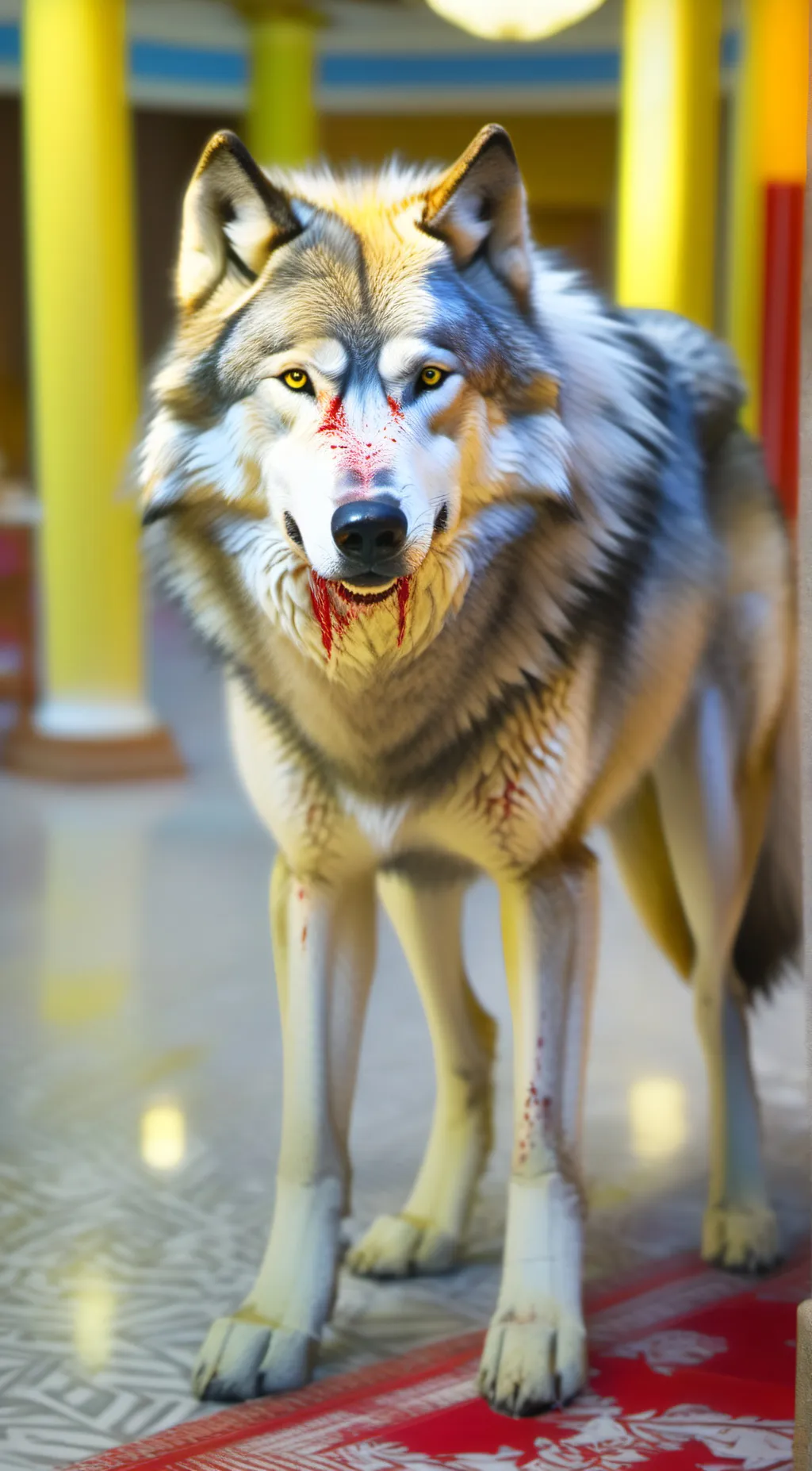 ai character: ghost  background