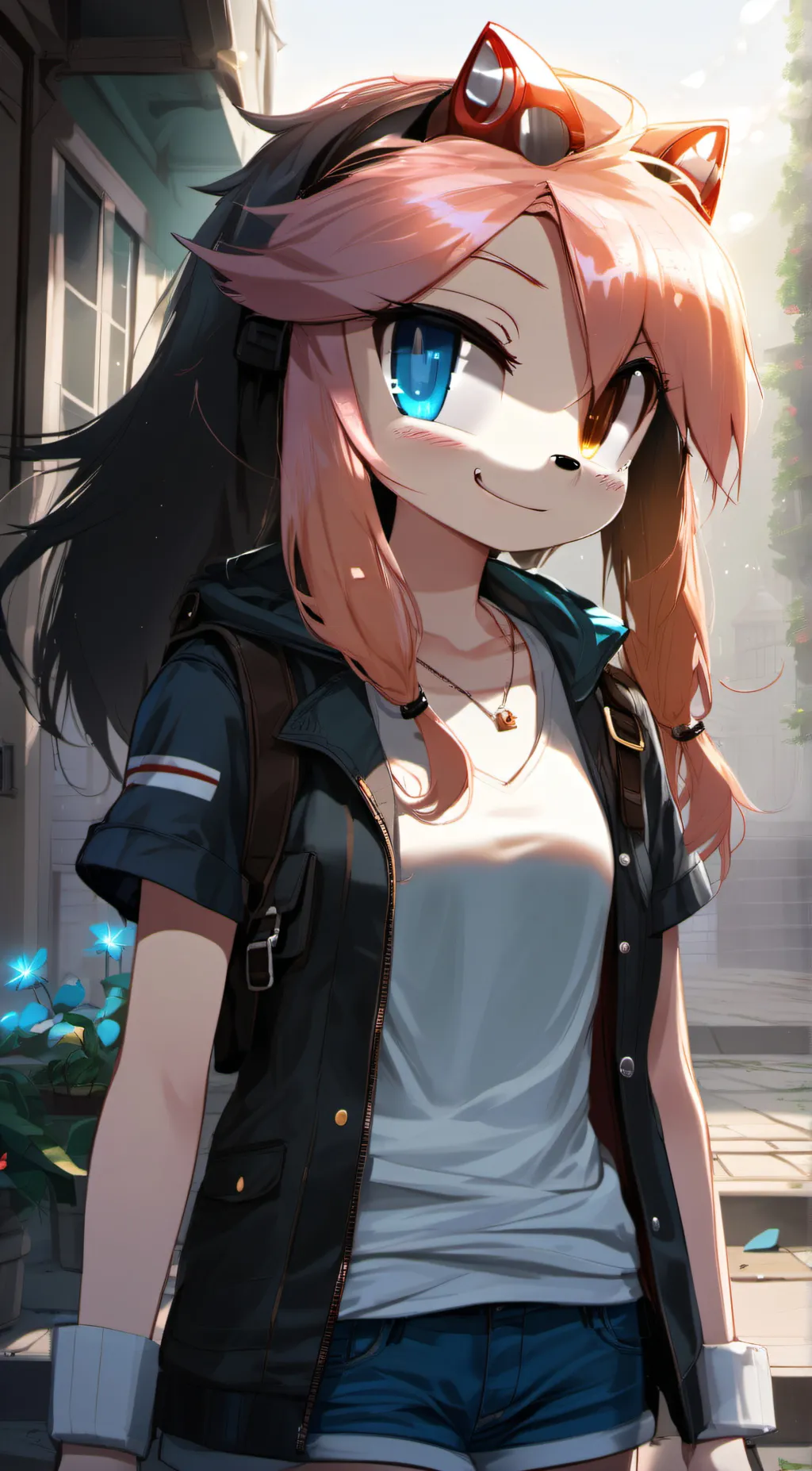 ai character: Amy rose background