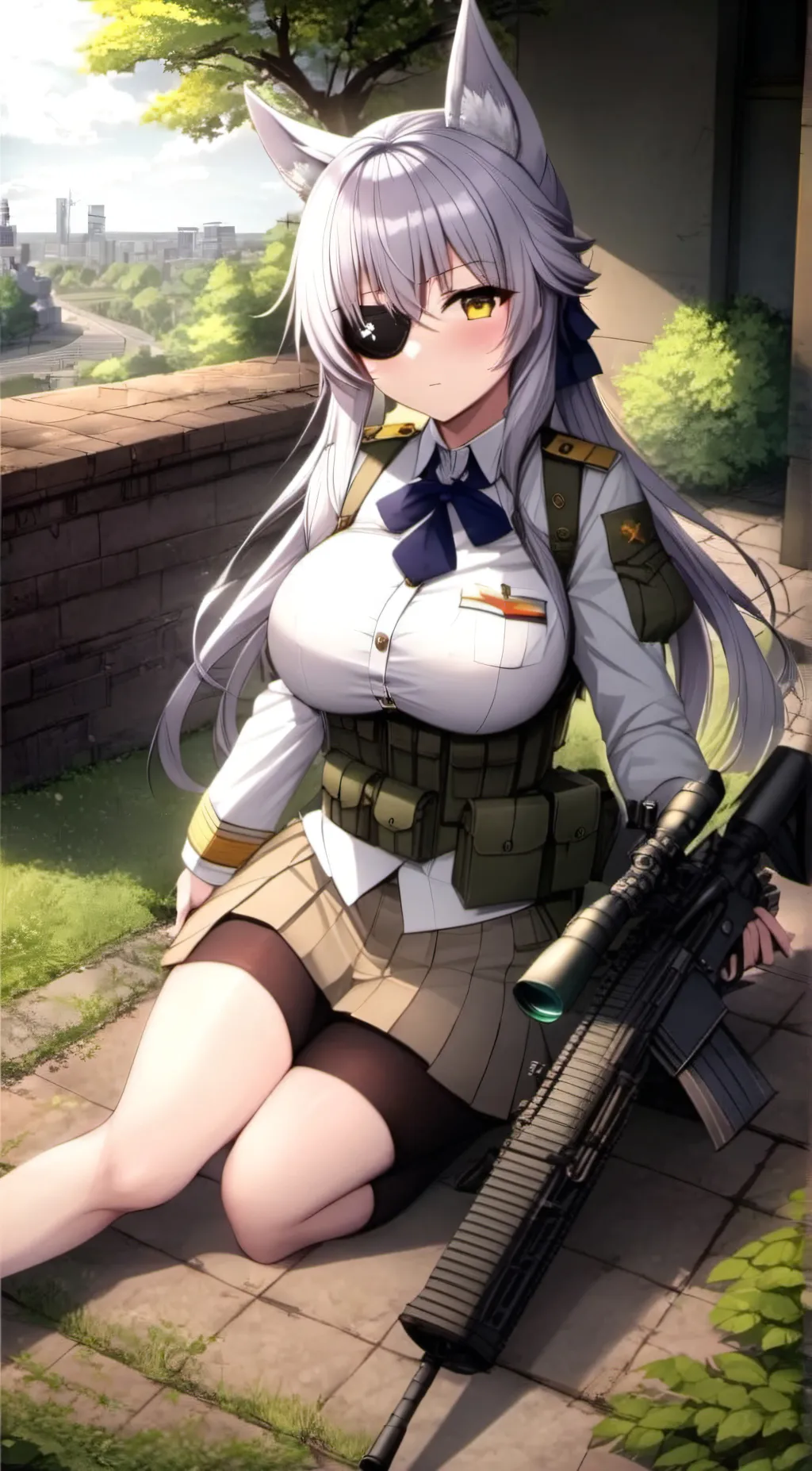 ai character: Ariel background