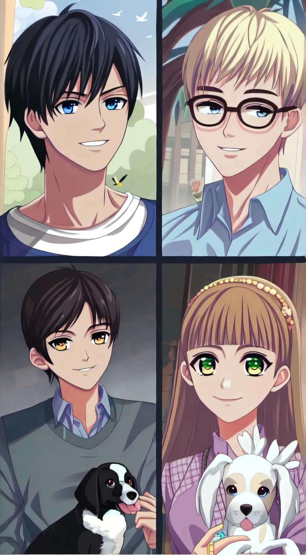 ai character: R٫D٫N.Dawn background