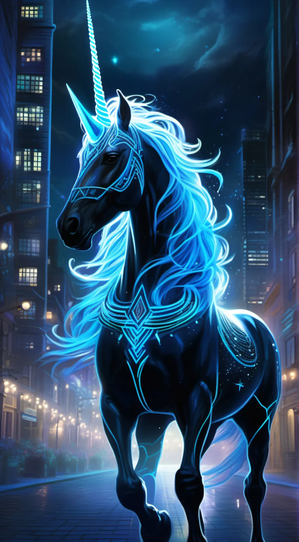 ai character: nightfall -~ background