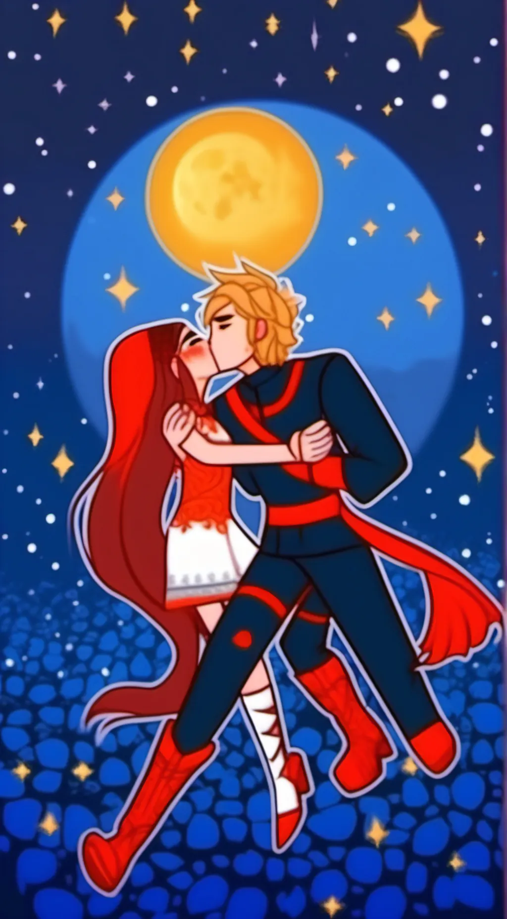 ai character: blood Moon is gay background