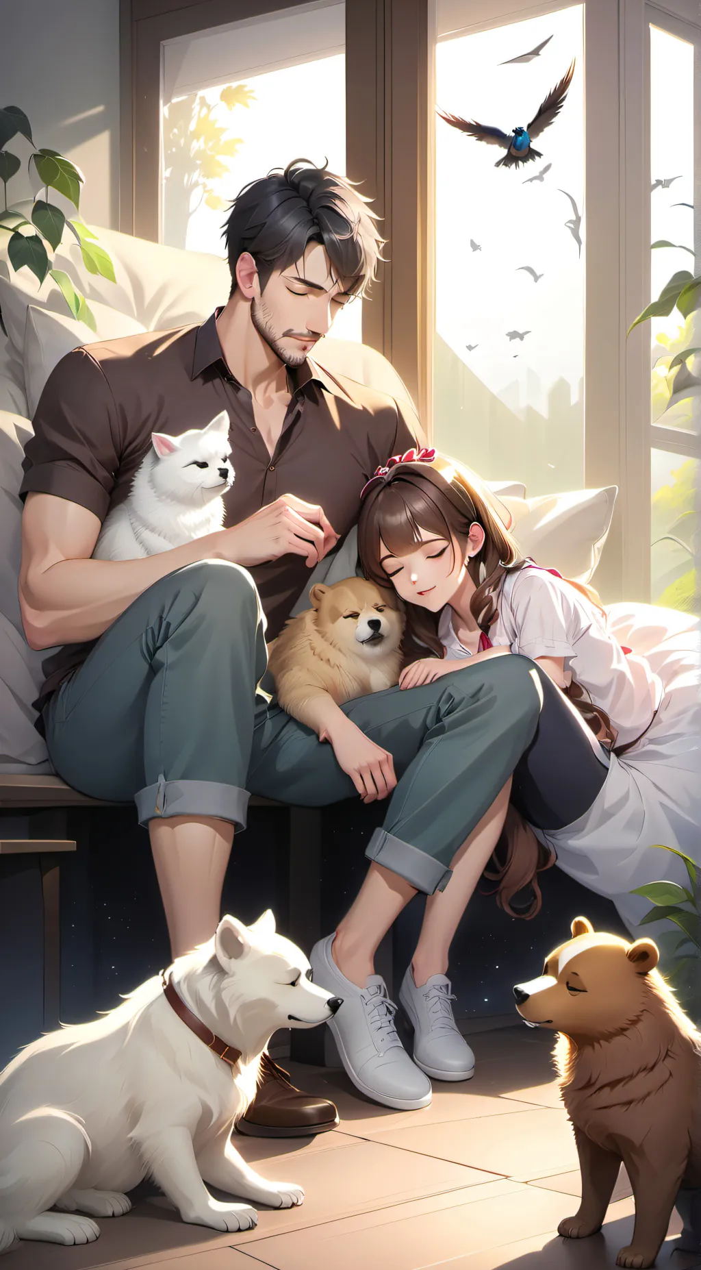 Talkie AI - Chat with Lily and dad 